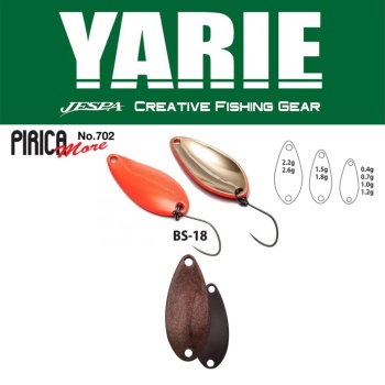 LINGURITA OSCILANTA YARIE JESPA 702 PIRICA MORE 1.5GR CULOARE BS-18 GRADATION R DARK BROWN