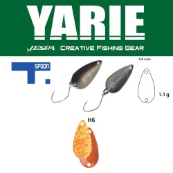 LINGURITA OSCILANTA YARIE JESPA 706 T-SPOON 1.1GR CULOARE H6 DAIDAI SQUASH