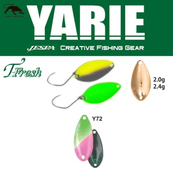 LINGURITA OSCILANTA YARIE JESPA 708T T-FRESH 2.4GR CULOARE Y72 GREEN/PINK