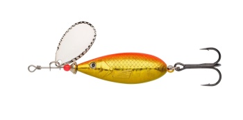 LINGURITA ROTATIVA ABU GARCIA DROPPEN MAXI 8.5CM / 12G GOLD FLUORESCENT ORANGE