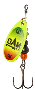 LINGURITA ROTATIVA DAM FLUO SPINNER NR.4 10G SINKING TRIO