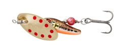 LINGURITA ROTATIVA SAVAGE GEAR SPINNER STICKLEBAIT NR.1 4.5G SINKING MINNOW GOLD RED