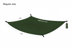 MINI TENDA 140CM X 140CM PRELATA DD MAGIC CARPET OLIVE GREEN