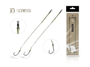 MONTURA DELPHIN SCAMO SKIN RIG / 2 BUC 20CM / 25LBS / #6