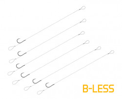 MONTURA FEEDER DELPHIN FLR LOOP / 6BUC 12CM / 0.22MM / BARB NR.10
