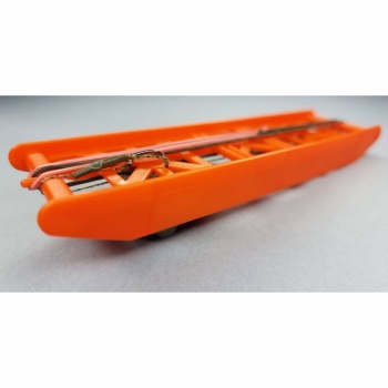 MONTURA HELICOPTER + RIG CRAP NO.26 ORANGE HELICOPTER LEAD FEED 85GR - Img 2
