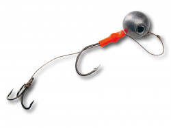 MONTURA PENTRU SOMN CLIMAX CULT CATFISH JIG FIREBALL 90GR ANCORA 2/0 RED