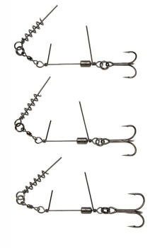 MONTURA SAVAGE GEAR CORKSCREW STINGER 3G NR.1X1/0/35KG RED 2BUC/PL - Img 2