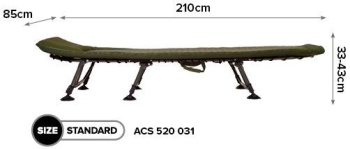 PAT PESCUIT CARP SPIRIT MAGNUM BED STANDARD 6 PICIOARE 210X85X33CM - Img 3