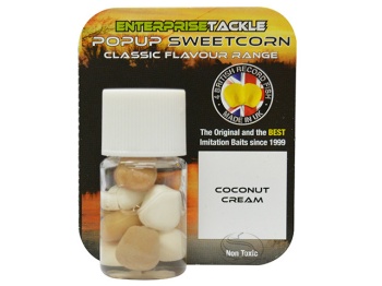 PORUMB ARTIFICIAL ENTERPRISE TACKLE POP-UP SWEETCORN CLASSIC COCONUT CREAM