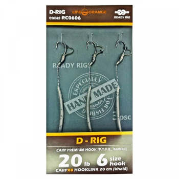 RIG CRAP D-RIG 06 ORANGE SERIES 6 NO.6 20LB 20CM 3BUC