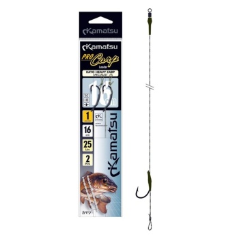 RIG CRAP KAMATSU PRO CARP KAYO HEAVY CARP SPECIALIST 2BUC/PLIC 16CM NO 1
