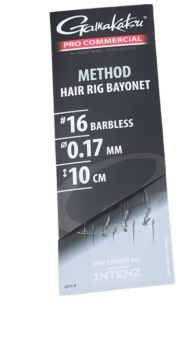RIG GAMAKATSU METHOD HAIR RIG BAYONET NR.16/0,17MM/10CM 8BUC/PL