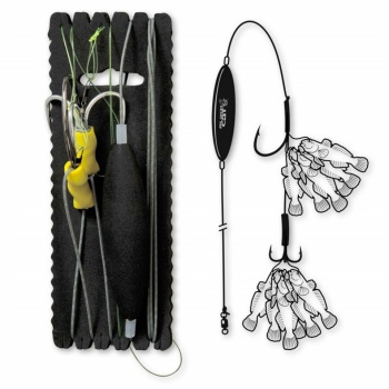 RIG SOMN BLACK CAT 3/0 10/0 GOBY RIG XL