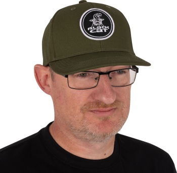 SAPCA BLACK CAT GREEN FLAT PEAK CAP - Img 2