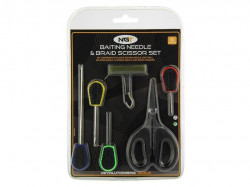 SET ACCESORII NGT BAITING NEEDLE & BRAID SCISSOR