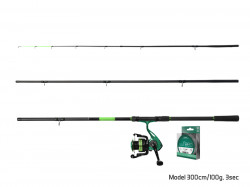SET FEEDER GREENFEED 300CM/100G + 3T + METHOD FEED 200M