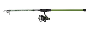 SET LANSETA MITCHELL CATCH PRO II TELE STRONG 3.50M 80-150G 4SEC/RD5000 DARK GREEN