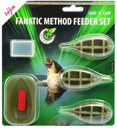 SET METHOD FEEDER CARP ZOOM FANATIC 20G-25G-30G