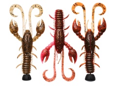 SET RACI BERKLEY PULSE REALISTIC CRAW NED FISHING PACK 3-5G