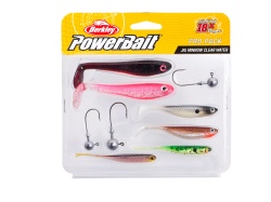 SET SHADURI BERKLEY POWERBAIT PRO PACK JIG MINNOW CLEAR WATER