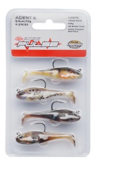 SET SHADURI BERKLEY PULSE AGENT E 4-PACK 8.0CM / 14G