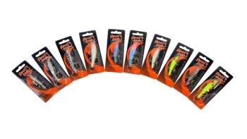 SET VOBLERE SHAKESPEARE FLOATING MINNOW - 100 PCS