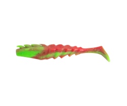 SHAD BERKLEY GULP NEMESIS PRAWN PADLE TAIL 8CM NUCLEAR CHICKEN 5BUC