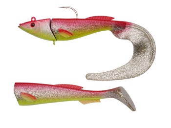 SHAD BERKLEY POWER HERRING 23CM - 300GR RED CHARTREUSE