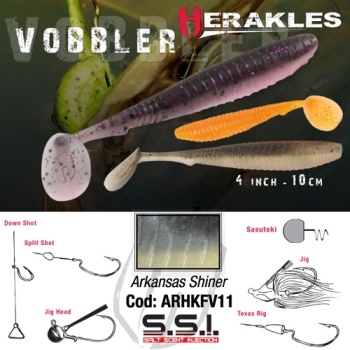 SHAD HERAKLES VOBBLER 4 10cm ARKASAS SHINER