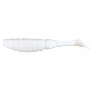 SHAD SAKURA SLIT SHAD EVO 100MM 006 GLOW WHITE 5BUC - Img 2