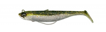 SHAD SAVAGE GEAR MINNOW WL 10CM/16G SINKING GREEN SILVER 2+1 - Img 2