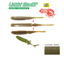 SHAD TIEMCO LINKIN SHAD 3 7.6CM CULOARE 005NS 9BUC/PLIC