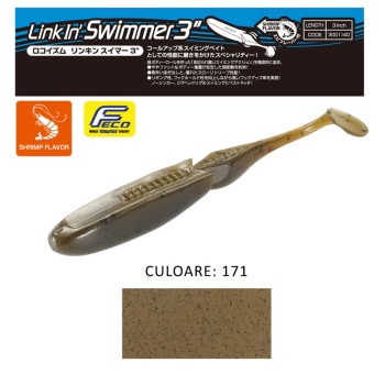SHAD TIEMCO LINKIN SWIMMER 3 7.6CM CULOARE 171 9BUC/PLIC