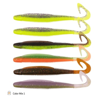SHAD ZECK BOGGY COLOR MIX 7.5CM, 2GR