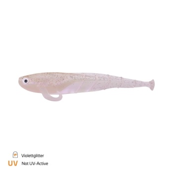 SHAD ZECK QUAPPIE VIOLETTGLITTER 3BUC/PAC 14.6GR 15CM