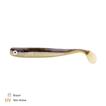 SHAD ZECK ZANDER GUMMI 16CM BRAUNI 2BUC