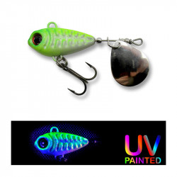 SPINNERTAIL BERTI SKELETONIK PRO WHITE CHARTREUSE 18G