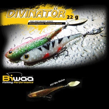 SPINNERTAIL BIWAA DIVINATOR JUNIOR 14CM 22GR 07 WATERMELON RED