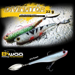 SPINNERTAIL BIWAA DIVINATOR JUNIOR 14CM 22GR 18 ROACH