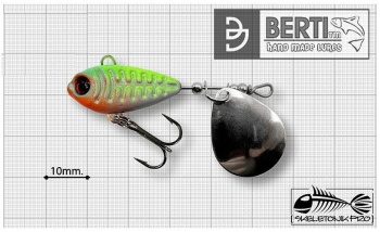 SPINNERTALE BERTI SKELETONIK PRO COLORADO NICKEL 18G CLOWN