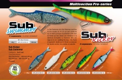 SWIMBAIT BIWAASUB KICKER 7 18CM 45GR 02 PEARL WHITE