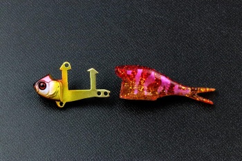 SWIMBAIT JACKALL JEUBLU 5.2CM 6.4G RED & GOLD GILL - Img 2