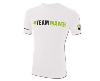 TRICOU TEAM MAVER WHITE XL