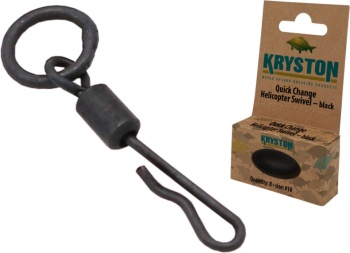 VARTEJ KRYSTON QUICK CHANGE HELIKOPTER SWIVEL NO 7 Black