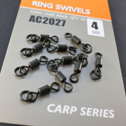 VARTEJ ORANGE NO.4 RING SWIVELS 10BUC