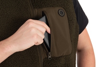 VESTĂ FOX OLIVE SHERPA HYBRID GILET XL - Img 3