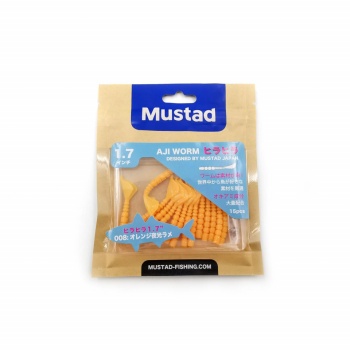 VIERME MUSTAD AJI MICRO HILA 4.3CM ORANGE GLOW GLITTER 12BUC / PL - Img 2