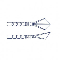 VIERME MUSTAD AJI MICRO HILA 4.3CM UV CLEAR PINK 12BUC / PL
