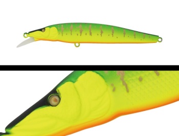 VOBLER ADUSTA JERK SPIKER 130SP 13CM 21GR 004 HOT TIGER
